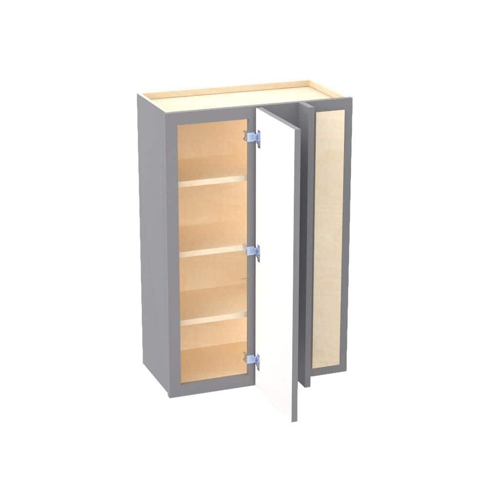 Franklin 24 in. W x 12 in. D x 36 in. H Assembled Plywood Blind Wall Kitchen Cabinet in Veiled Gray with Soft Close RH price history on PriceWatchPro