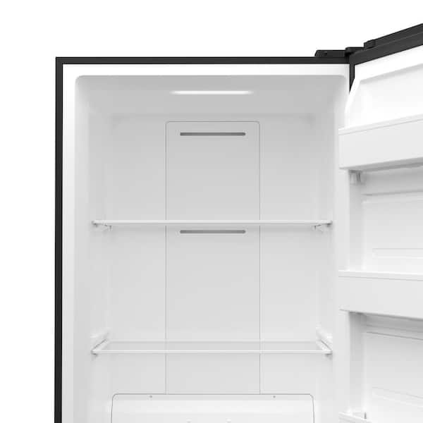  KoolMore KM-RUF-21S 21 cu. ft. Upright Convertible  Freezer/Refrigerator, 2-in-1 Appliance, Storage for Fresh or Frozen Food  and Drinks, Clear Shelves and Drawers [Silver] : Appliances
