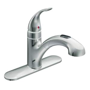 Integra Single-Handle Pull-Out Sprayer Kitchen Faucet with Power Clean in Chrome