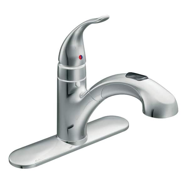 Pull Out Sprayer Kitchen Faucet, How To Repair A Leaky Moen Single Handle Bathtub Faucet