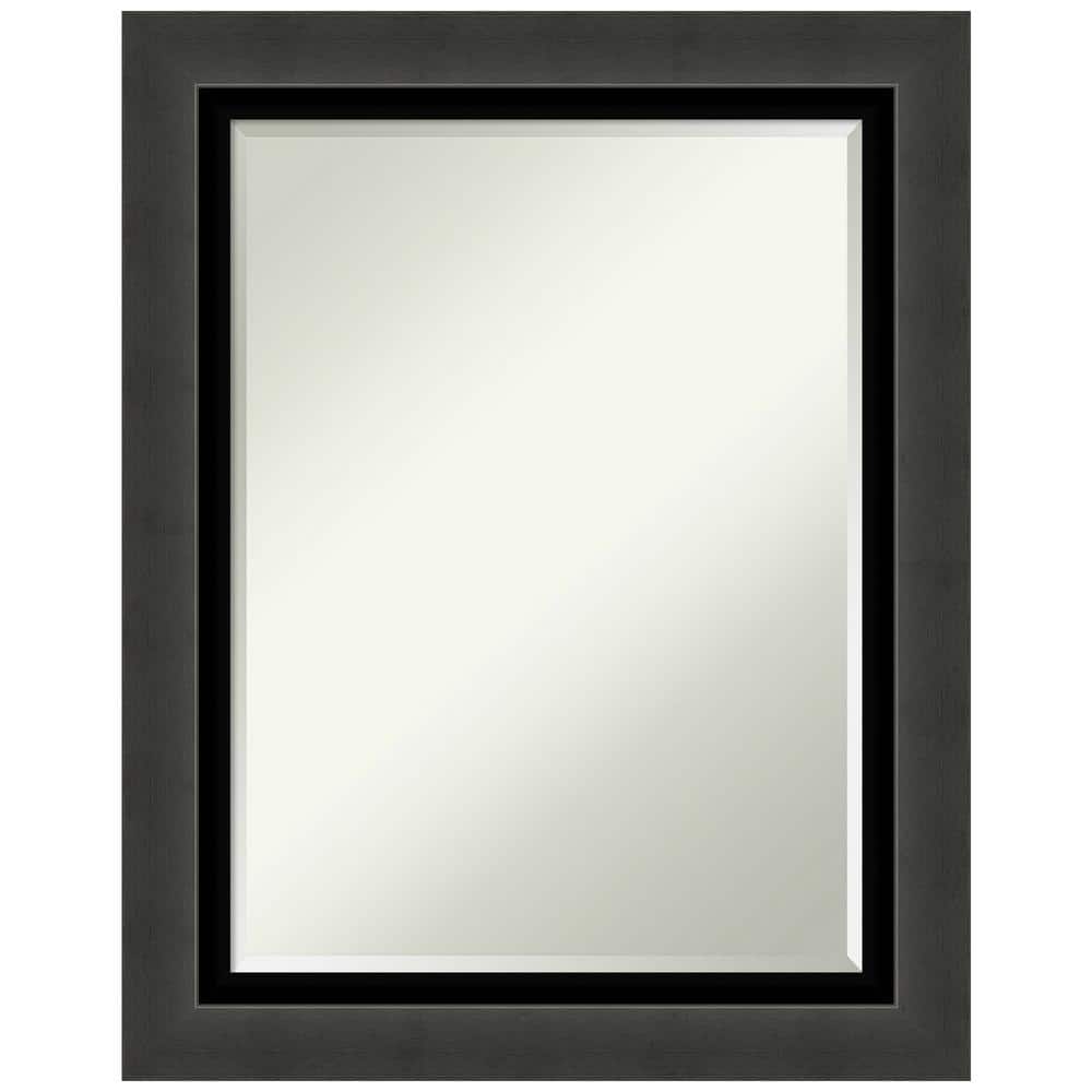 Tuxedo Black Medium Rectangular Polystyrene Framed Decorative Mirror