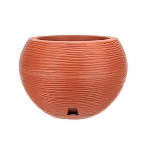Florence Small Terracotta Plastic Resin Indoor and Outdoor Planter Bowl