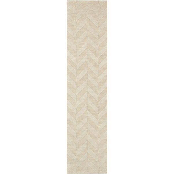 Livabliss Central Park Carrie Ivory 2 ft. x 12 ft. Indoor Runner Rug