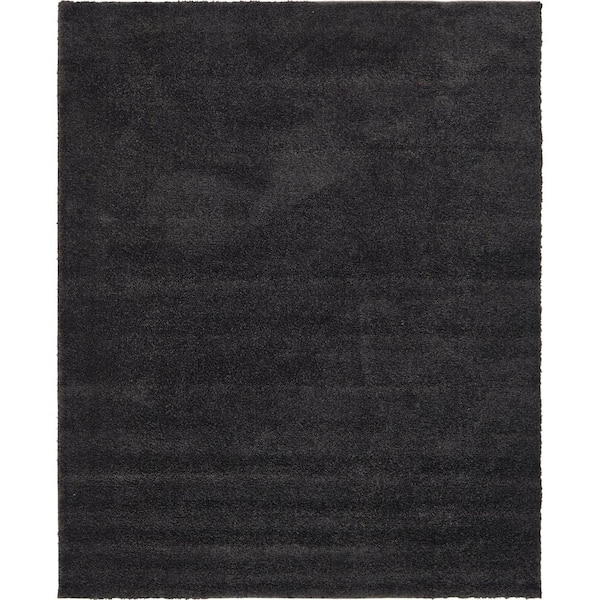 Unique Loom Solo Calabasas Charcoal 8' 0 x 10' 0 Area Rug