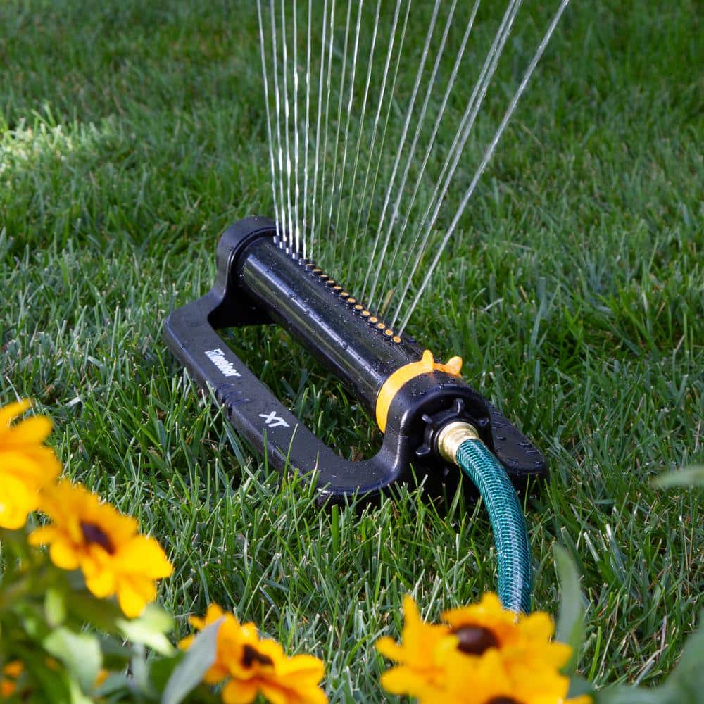 Oscillating Lawn Sprinkler 4000 Sq Ft Spray Watering Garden Yard Irrigation 