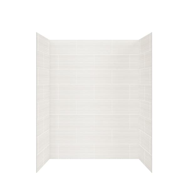 JETCOAT FLEX 60 in. W x 80 in. H x 32 in. D 12-Piece Glue Up Composite Alcove Shower Surround in Cords