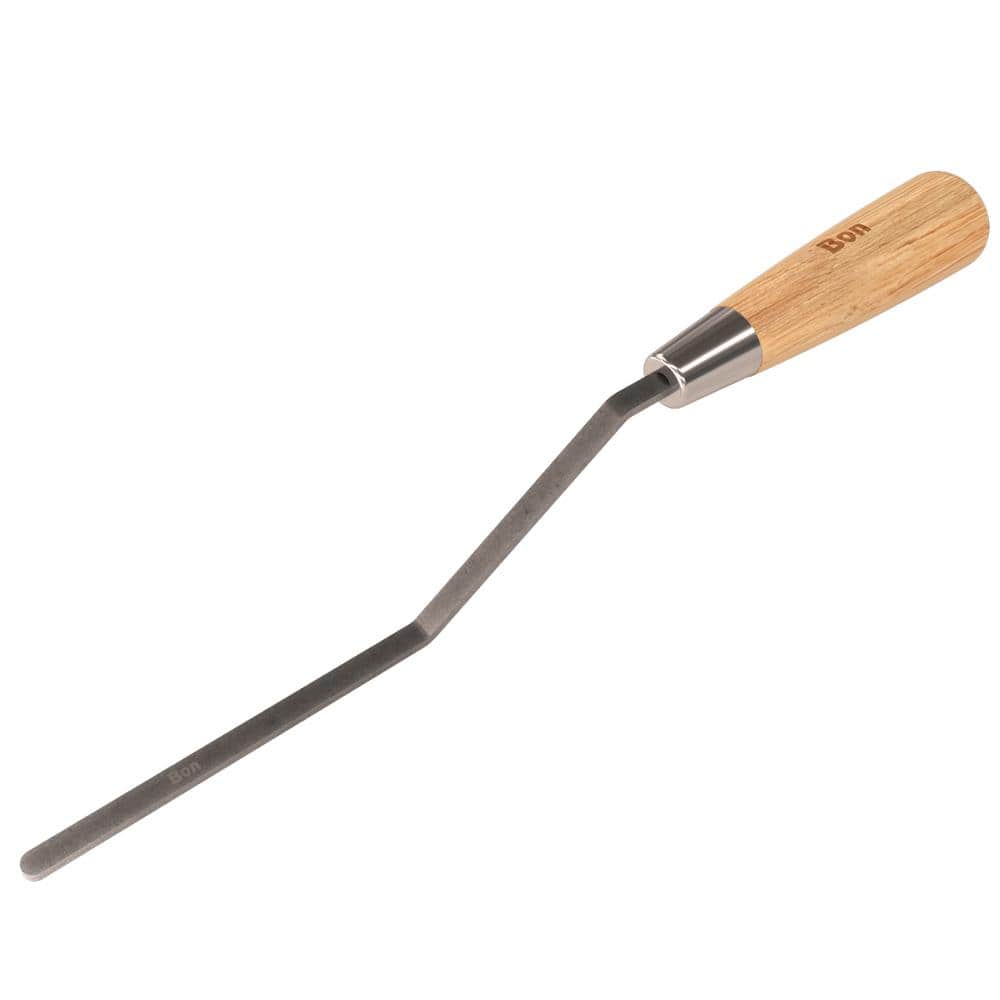 4-5/16 in. x 3/8 in. Round End Stiff Carbon Steel Caulking/Tuck Pointer Trowel - Wood Handle price history on PriceWatchPro