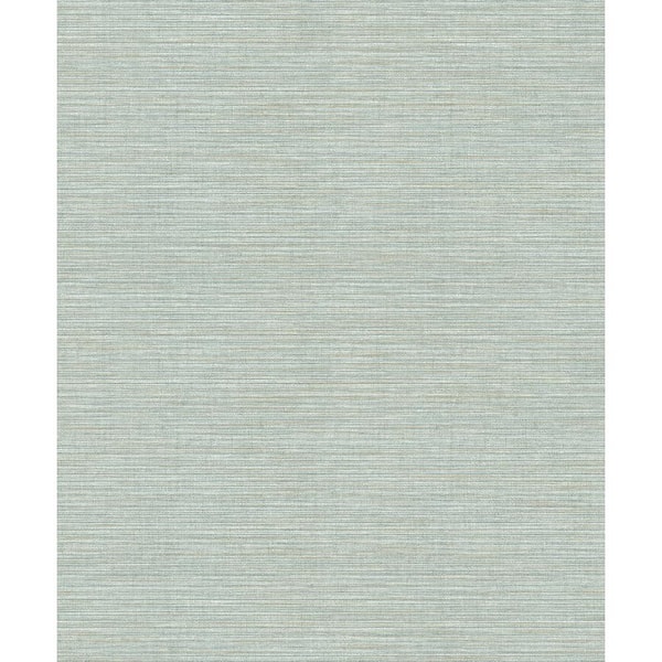 Unbranded Lustre Collection Green Smooth Weave Shimmer Finish Paper on Non-Woven Non-Pasted Wallpaper Roll Sample
