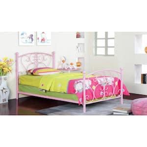 Lelands Pink Twin Panel Bed