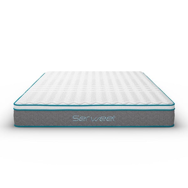 Serleep Twin Medium Hybrid 12 in. Bed-in-a-Box Mattress