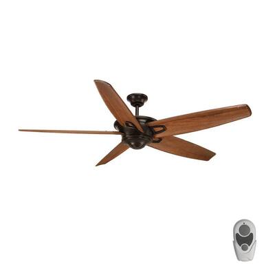 Caleb 68 in. Indoor Antique Bronze Ceiling Fan with Remote
