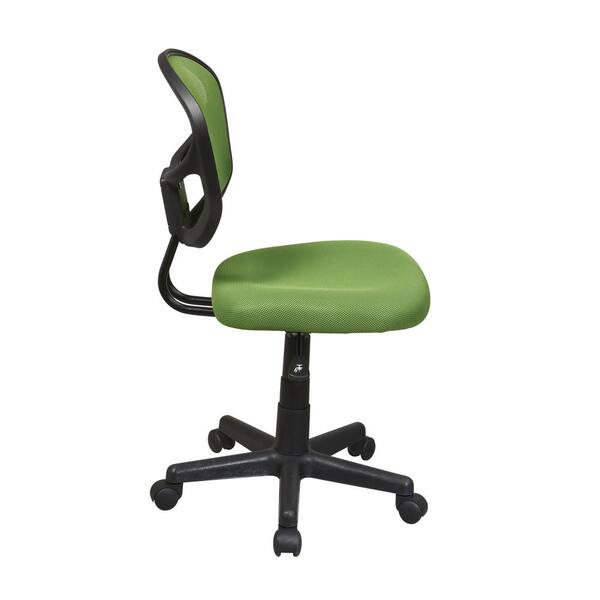 OS Home and Office Furniture Green Task Chair with Adjustable Height