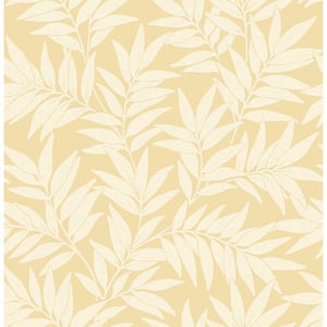 Morris Yellow Leaf Wallpaper Sample