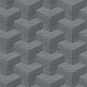 Y Knot Slate Geometric Texture Vinyl Strippable Wallpaper (Covers 60.8 sq. ft.)