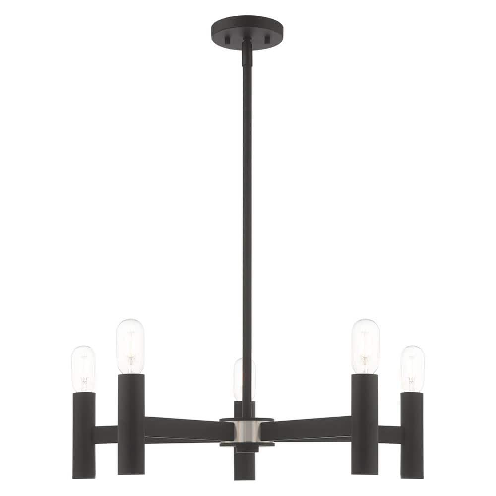 Alden 5 Light Black Chandelier price history on PriceWatchPro