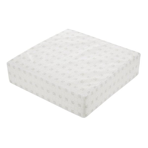 Sweet Home Collection Checkered Memory Foam U-Shape Non-Slip Chair Cushion Sets Black White Set of 6, Size: Black White - Set of 6