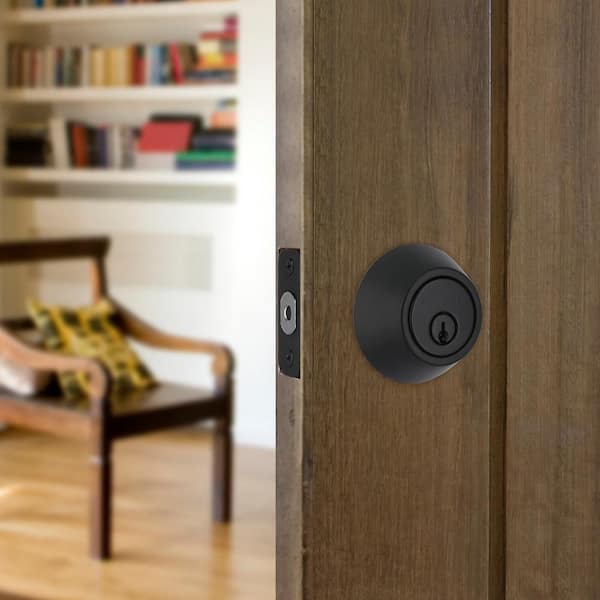 Matte Black Double Cylinder Deadbolt