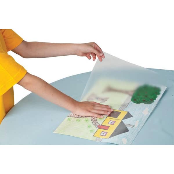 Con-tact Self Adhesive Shelf Paper, Clear, 18 x 9