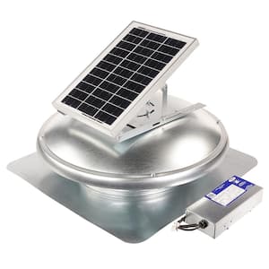 15 Watt Next-Generation - High-Efficiency Hybrid Solar/Electric Powered Roof Mount Exhaust Fan