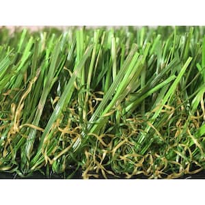 3D-W Premium 65 Spring 15 ft. Wide x Cut to Length Green Artificial Grass Carpet