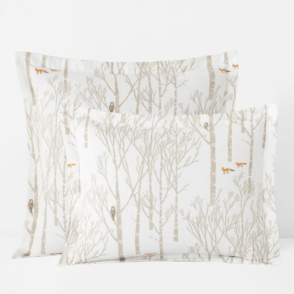 Company Cotton Wintery Forest Velvet Flannel Sham