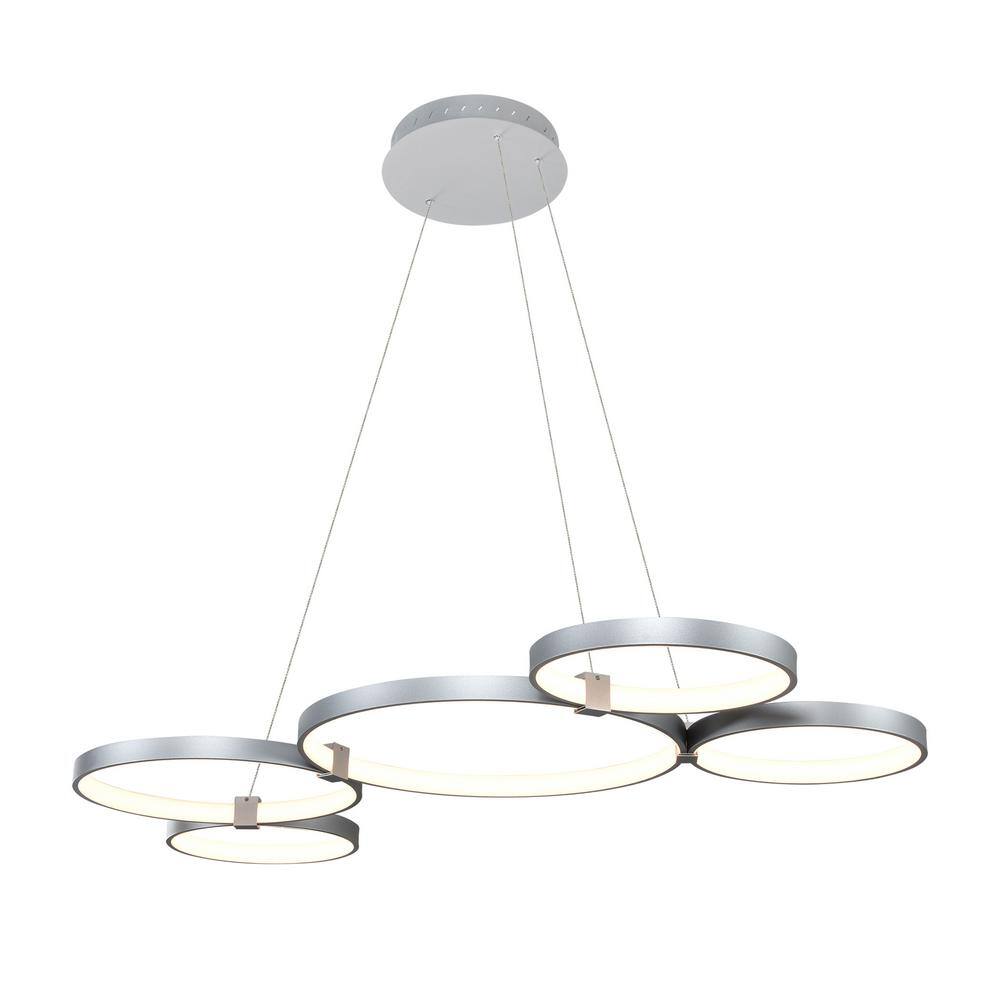 Crystal Candle 50" x 120" Modern Chandelier