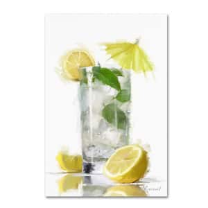 19 in. x 12 in. "Mint and Lemon" by The Macneil Studio Printed Canvas Wall Art