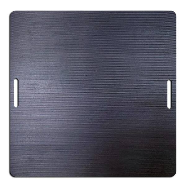 RHINO MATS Fusebox Safety Black 36 in. x 36 in. x 1/2 in. Class4