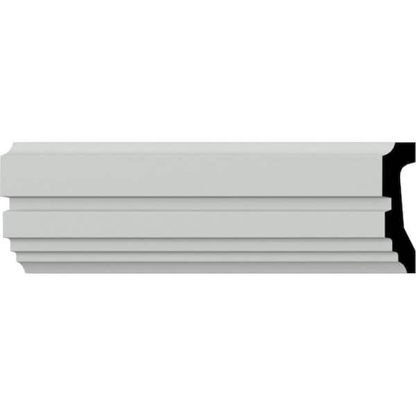 SAMPLE - 1-3/8 in. x 12 in. x 5-3/8 in. Polyurethane Devon Chair Rail Moulding