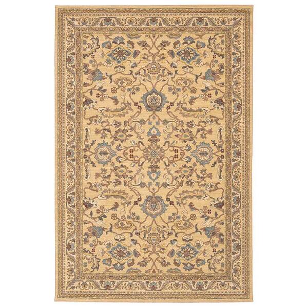 Karastan Ventana Maize 8 ft. x 10 ft. Area Rug