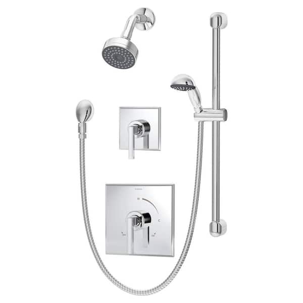 Symmons Duro Single-Handle 1-Spray Tub and Shower Faucet in Chrome (Valve Included)