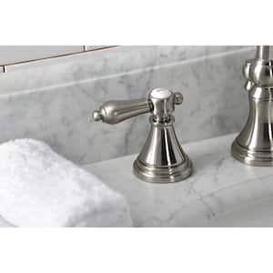 Heirloom 8 in. Widespread 2-Handle Bathroom Faucet in Brushed Nickel