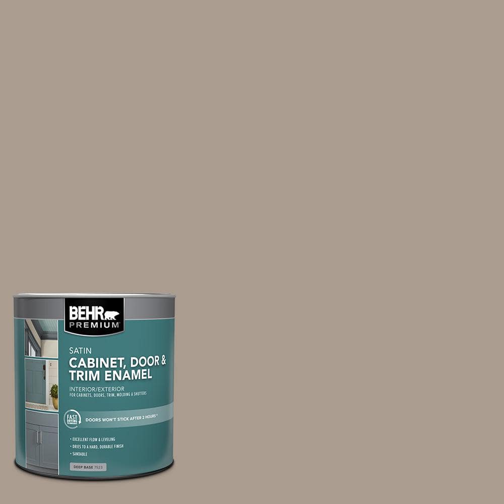 BEHR PREMIUM 1 qt. #N210-4 Espresso Martini Satin Enamel Interior
