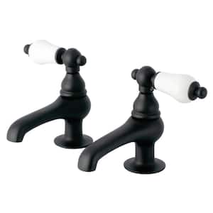Vintage Old-Fashion Basin Tap 4 in. Centerset 2-Handle Bathroom Faucet in Oil Rubbed Bronze
