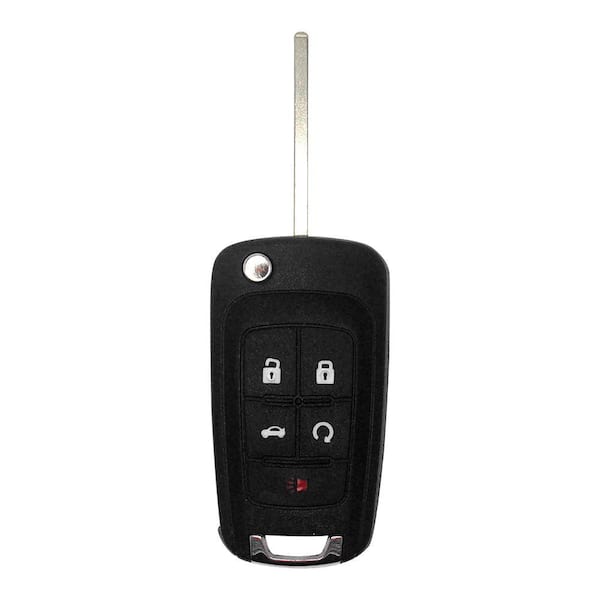 Simple Key Programmer w/ 5-Button Flip Key for Buick, Chevrolet and GMC - Remote Start, Lock,Unlock,Panic,Trunk Release