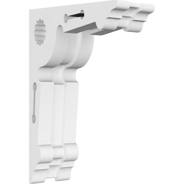 Ekena Millwork Cena 1.5 in. W x 6 in. H x 4 in. D Signature Urethane Polyurethane Corbel