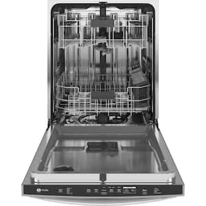 Profile 24 in. Smart Built-In Top Control Fingerprint Resistant Stainless Steel Dishwasher with Sanitize, 42 dBA