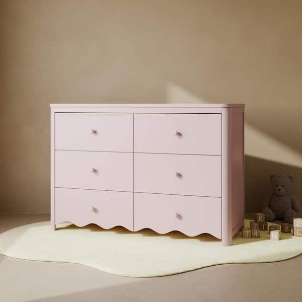 Casablanca Blush 6 Drawer 48.11 in. Wide Dresser