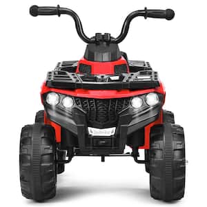 AT-Volt Kids Ride On Quad 4 Wheeler Electric Toy Car 6-Volt Battery Power Led Lights
