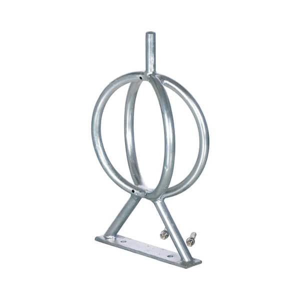 Vestil Galvanized Bicycle Rack 5.31 in. x 12.75 in. x 22.5 in.