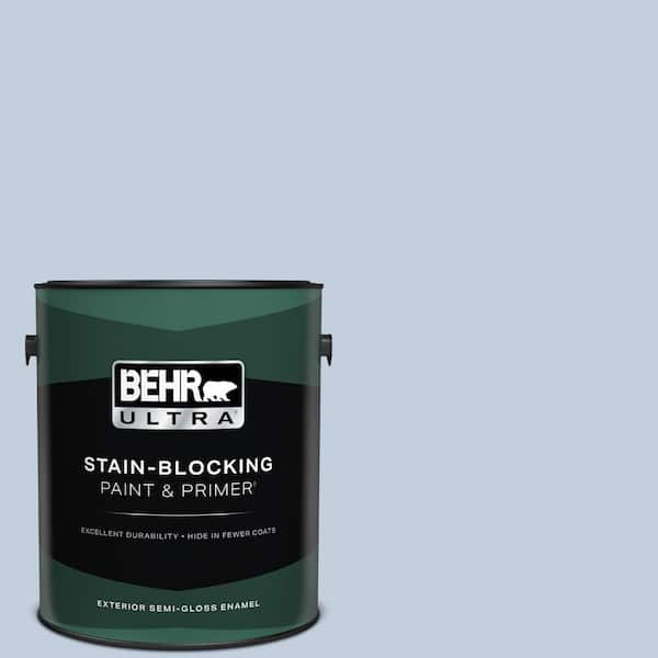 BEHR ULTRA 1 gal. #PPU15-17 Monet Semi-Gloss Enamel Exterior Paint & Primer