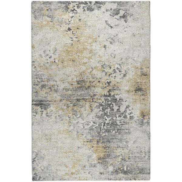 Dream Shag Premium Machine Washable Abstract ADS70 Moody 5 ft. x 7 ft. 6 in. Area Rug