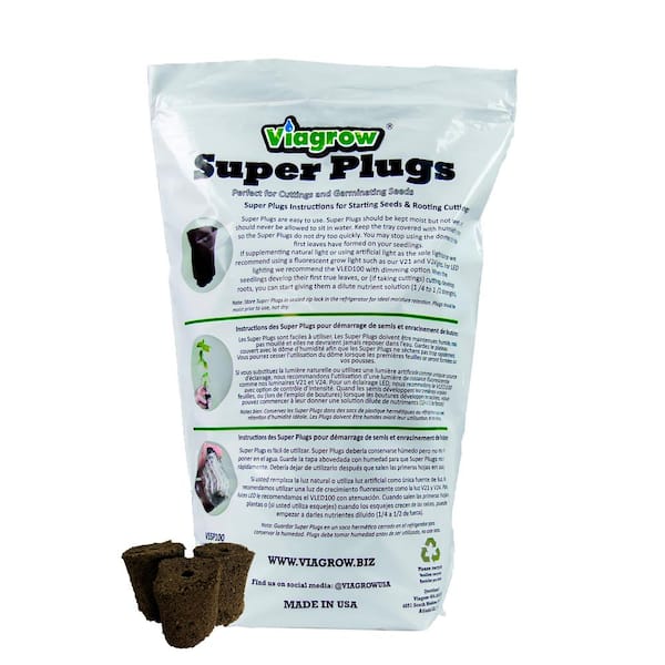 Viagrow Super Plugs 100 Seed Starter Plugs