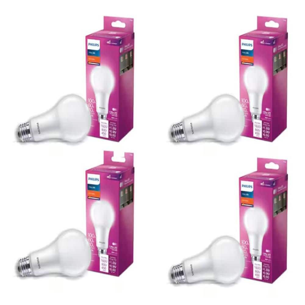 Philips 40/60/100-Watt Equivalent 3-Way A21 LED Bulb with