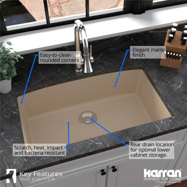 Karran USA QU-710-BI-PK1 Quartz QU 32