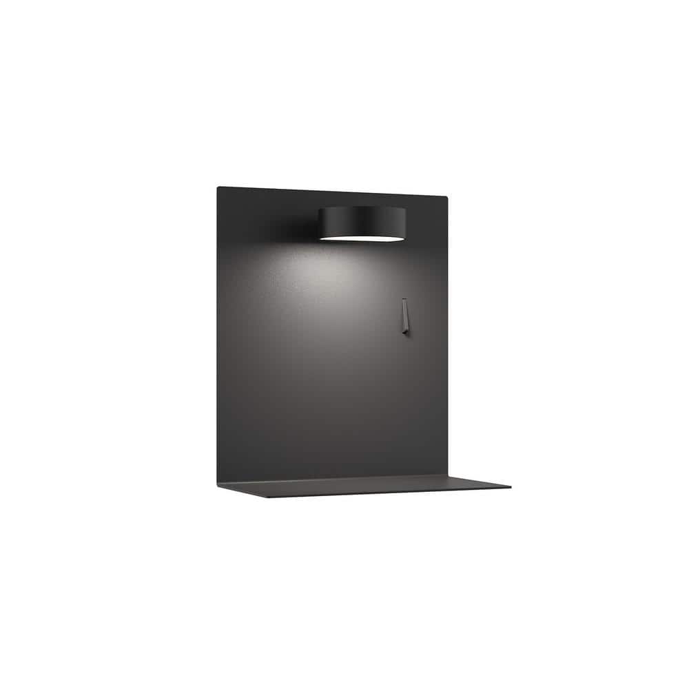 Dresden Black Adjustable Head LED Wall Sconce with USB Port