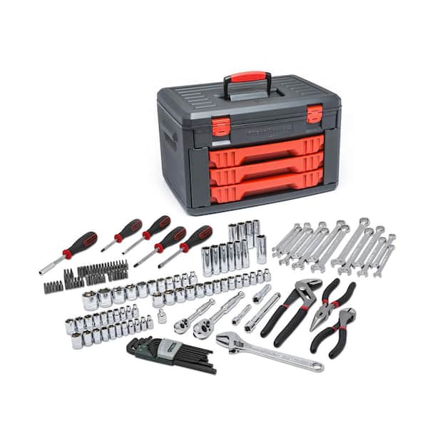 GEARWRENCH 1/4 in. and 3/8 in. Drive Mechanics Tool Set (143-Piece)