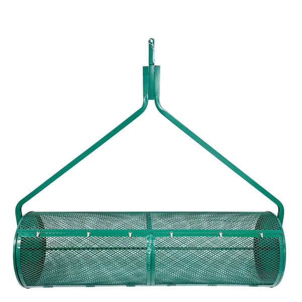 Landzie Lawn and Garden Rub-On Spreaders-60 x 20 in. Tow-Behind Compost and Peat Moss Spreader for Large Lawns