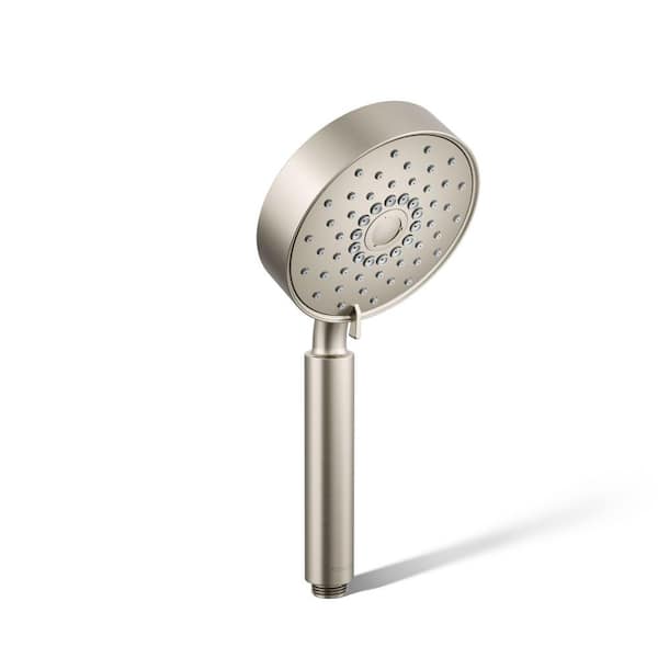 KOHLER Purist 3-Spray Patterns Wall Mount 2.5 GPM Handheld Shower Head in Vibrant Brushed Nickel
