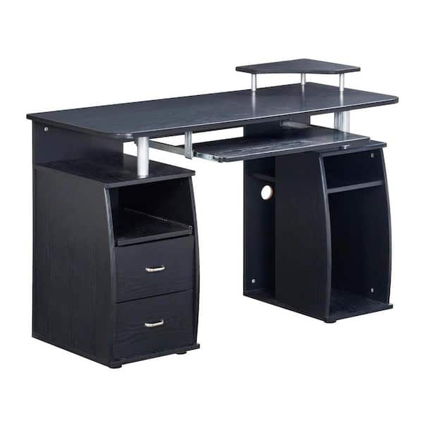 Techni Mobili Trendy Writing Desk with Drawer, Espresso